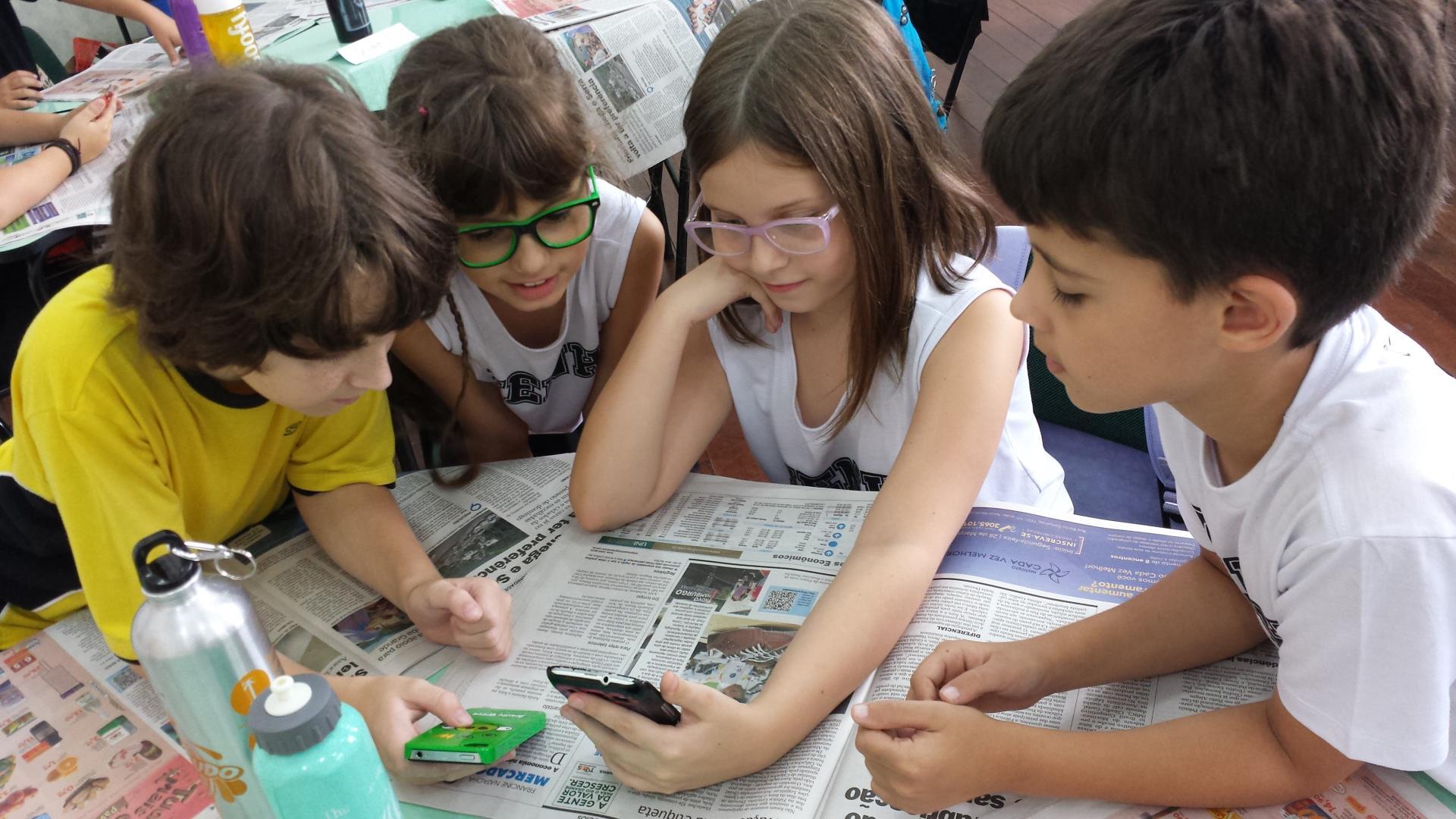  Parceria com o Jornal NH: estudantes do 4º ano participam do projeto Jornal na sala de aula