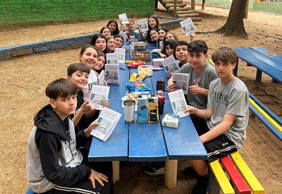 6ºs anos da Unidade Oswaldo Cruz participam de café da manhã literário