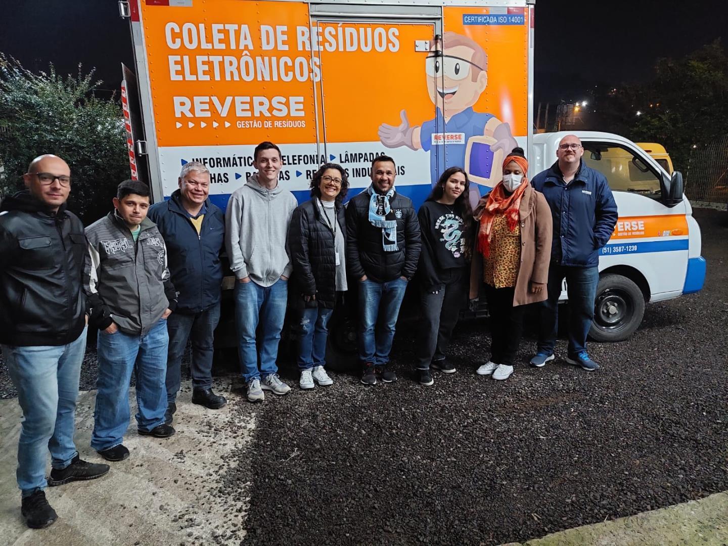 Alunos do Curso Técnico em Logística fazem Visita Técnica na empresa Reverse Gestão de Resíduos