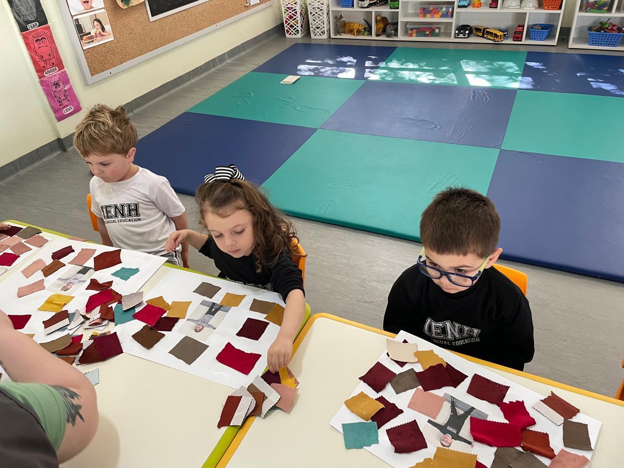 Alunos do Kindergarten 3B da Unidade Oswaldo Cruz exploram arte e sentimentos 