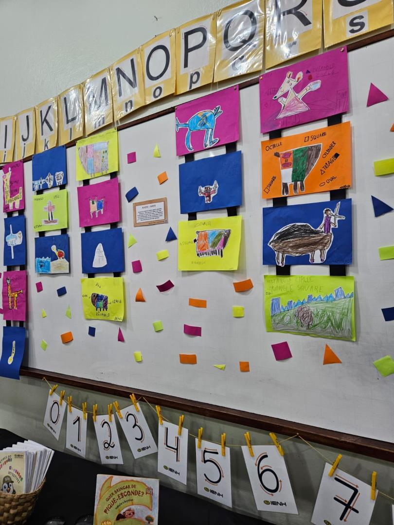 Alunos do Year 1 da Unidade Pindorama criam obras inspiradas em Gustavo Rosa