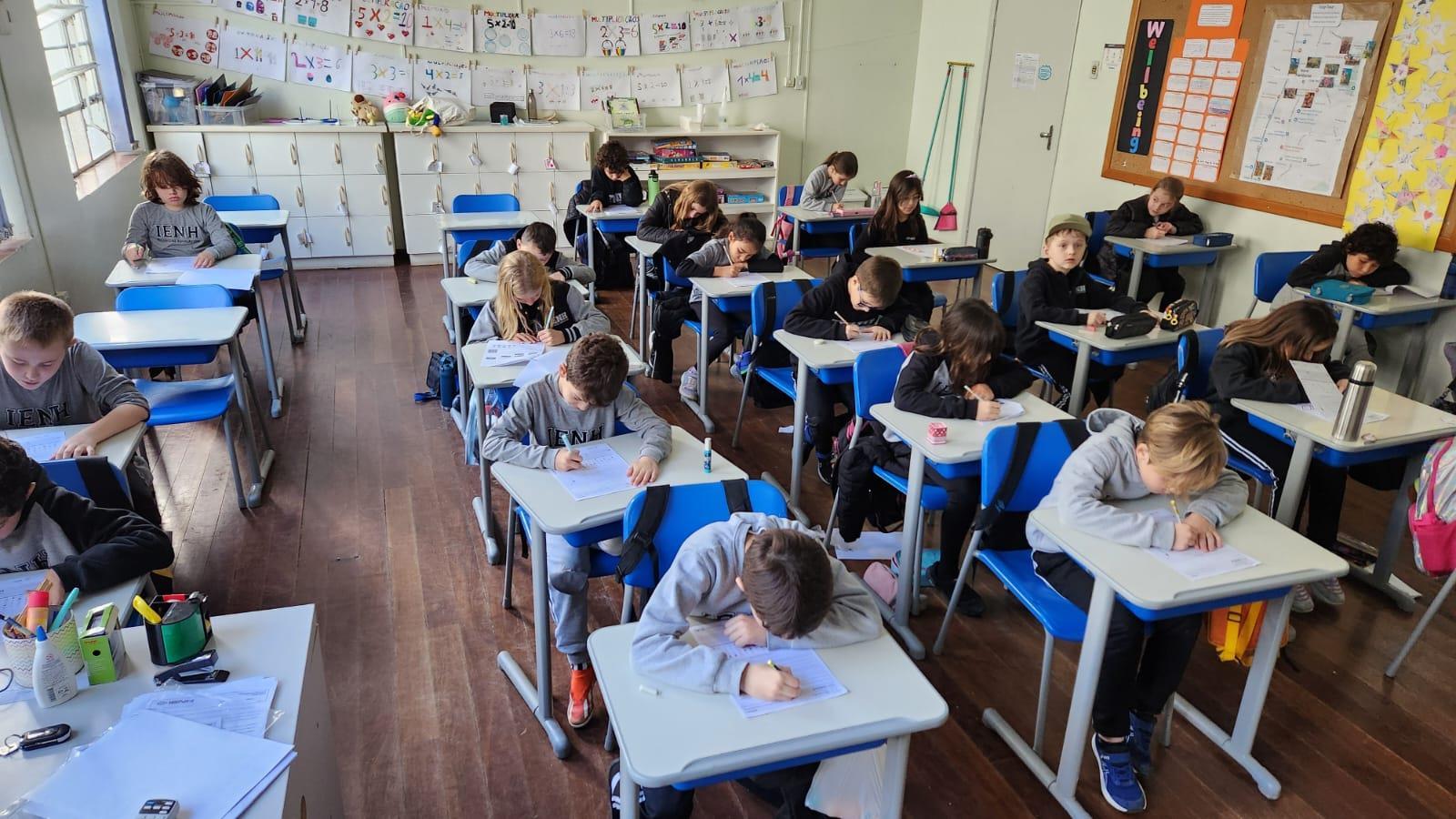 Alunos do Year 3 da Unidade Pindorama participam da 4ª Olimpíada Brasileira de Matemática Mirim