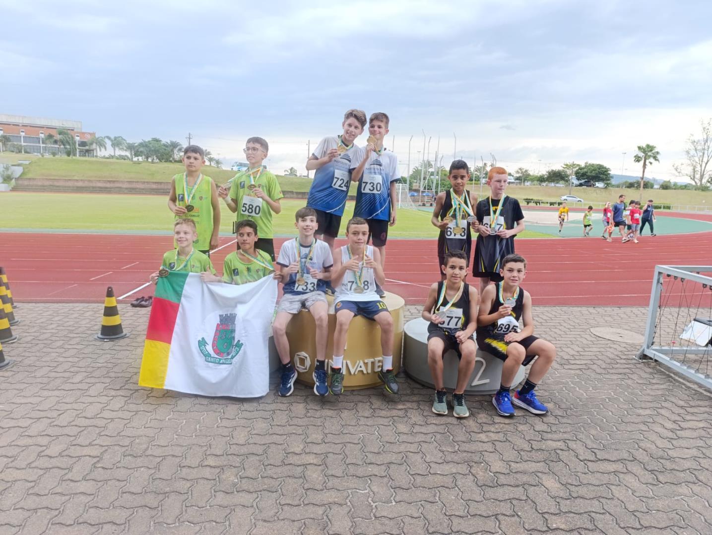 Atletismo da IENH é campeão estadual sub-12 masculino