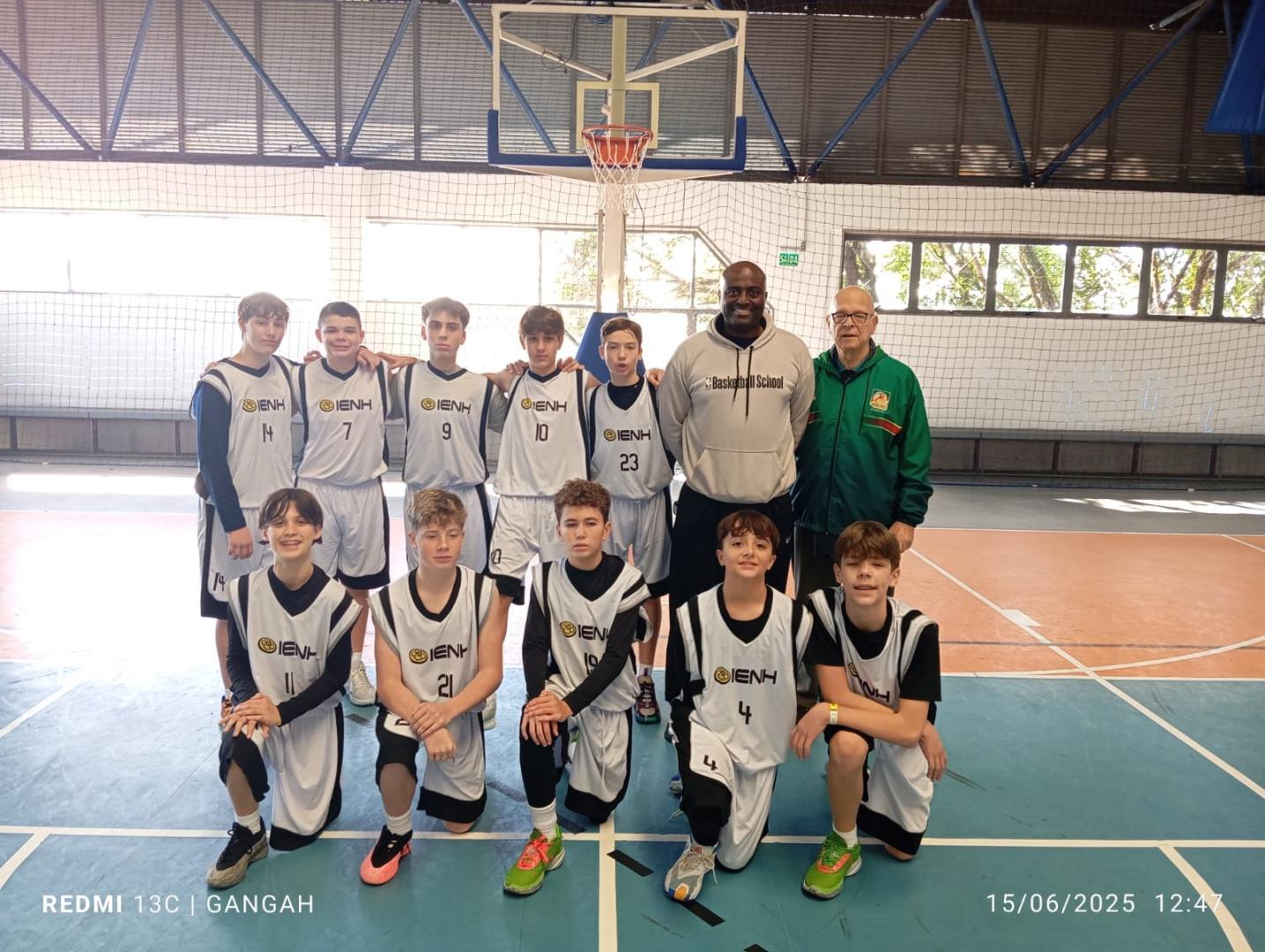 Basquete SUB14 da IENH se classifica para as finais do CERGS