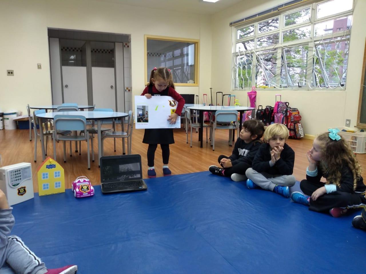 Crianças da Educação Infantil realizam apresentações sobre as profissões