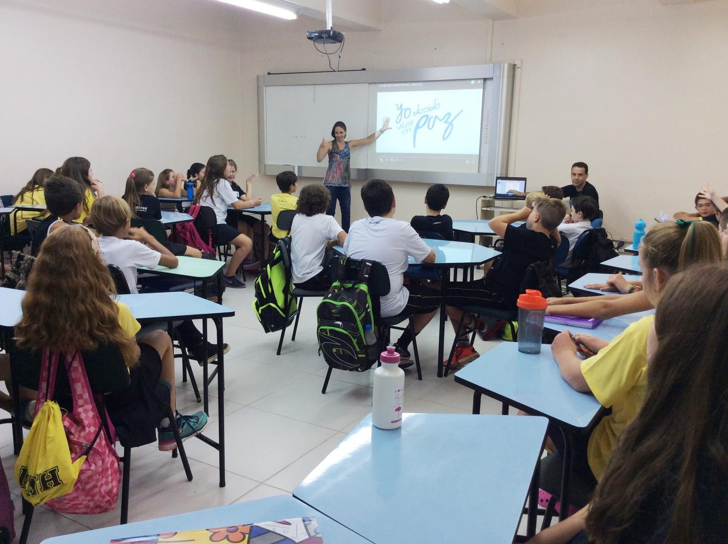 Cultura de paz na aula de boas-vindas