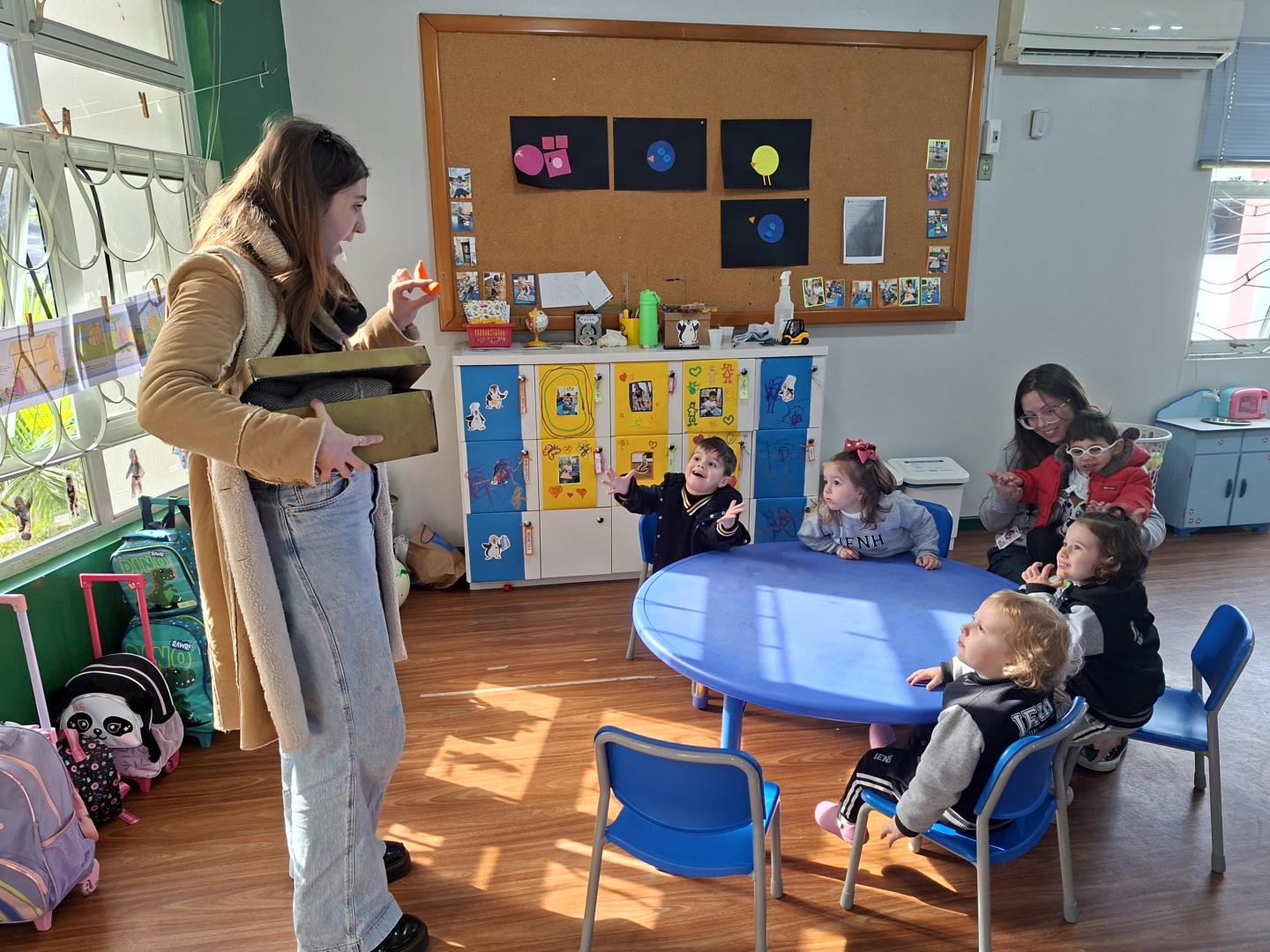 Descoberta e imaginação marcam atividade do Kindergarten 2A na Unidade Pindorama