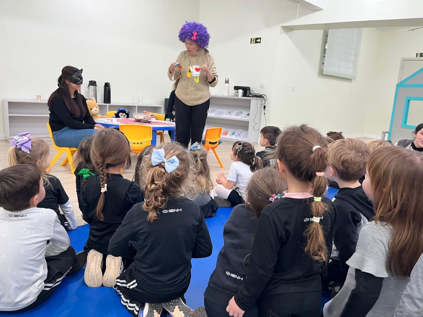 Encenação promove a união entre as turmas do Kindergarten 4 na Unidade Oswaldo Cruz