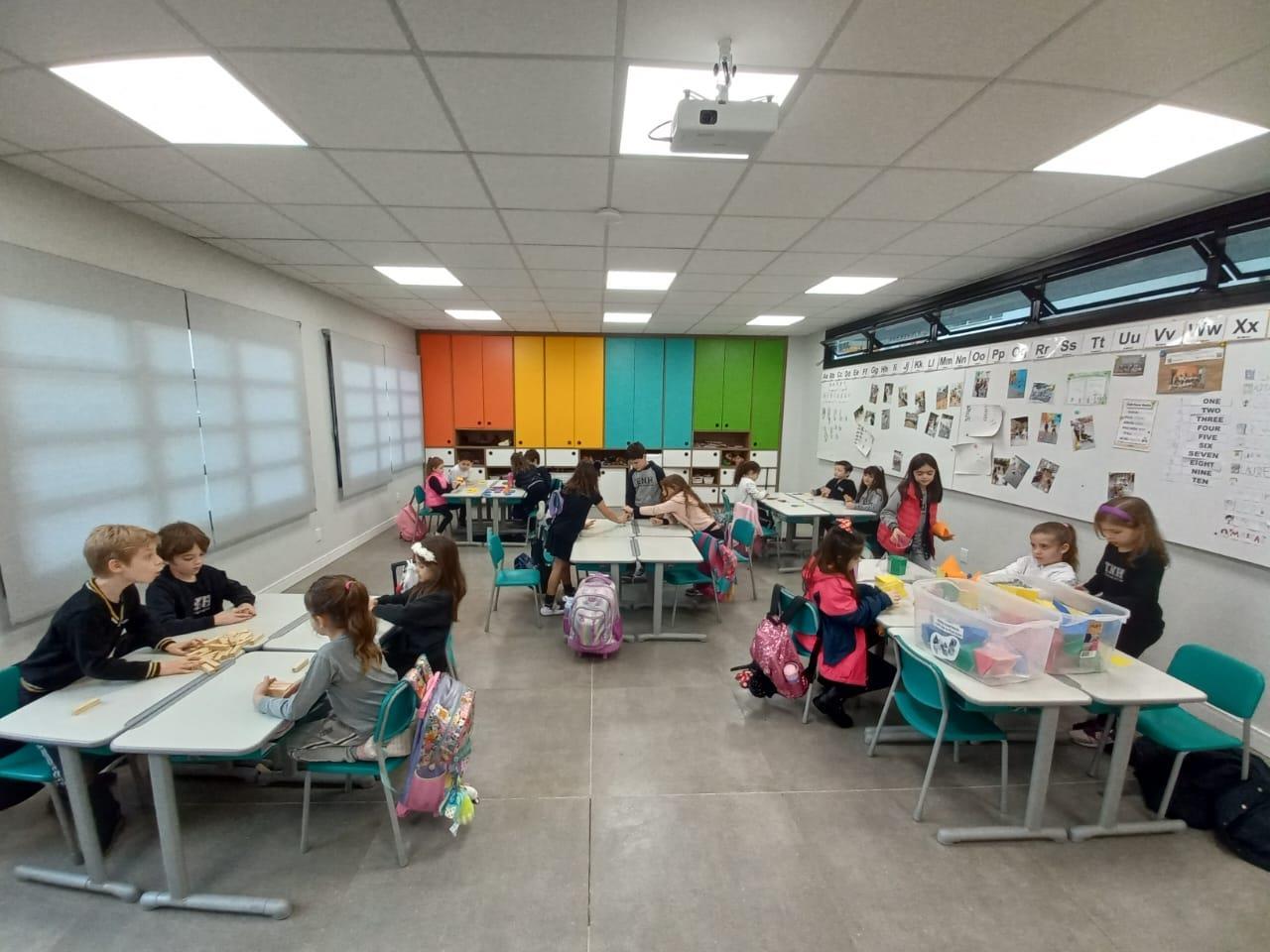 Exploração prática envolve alunos do Year 1 da Unidade Oswaldo Cruz  