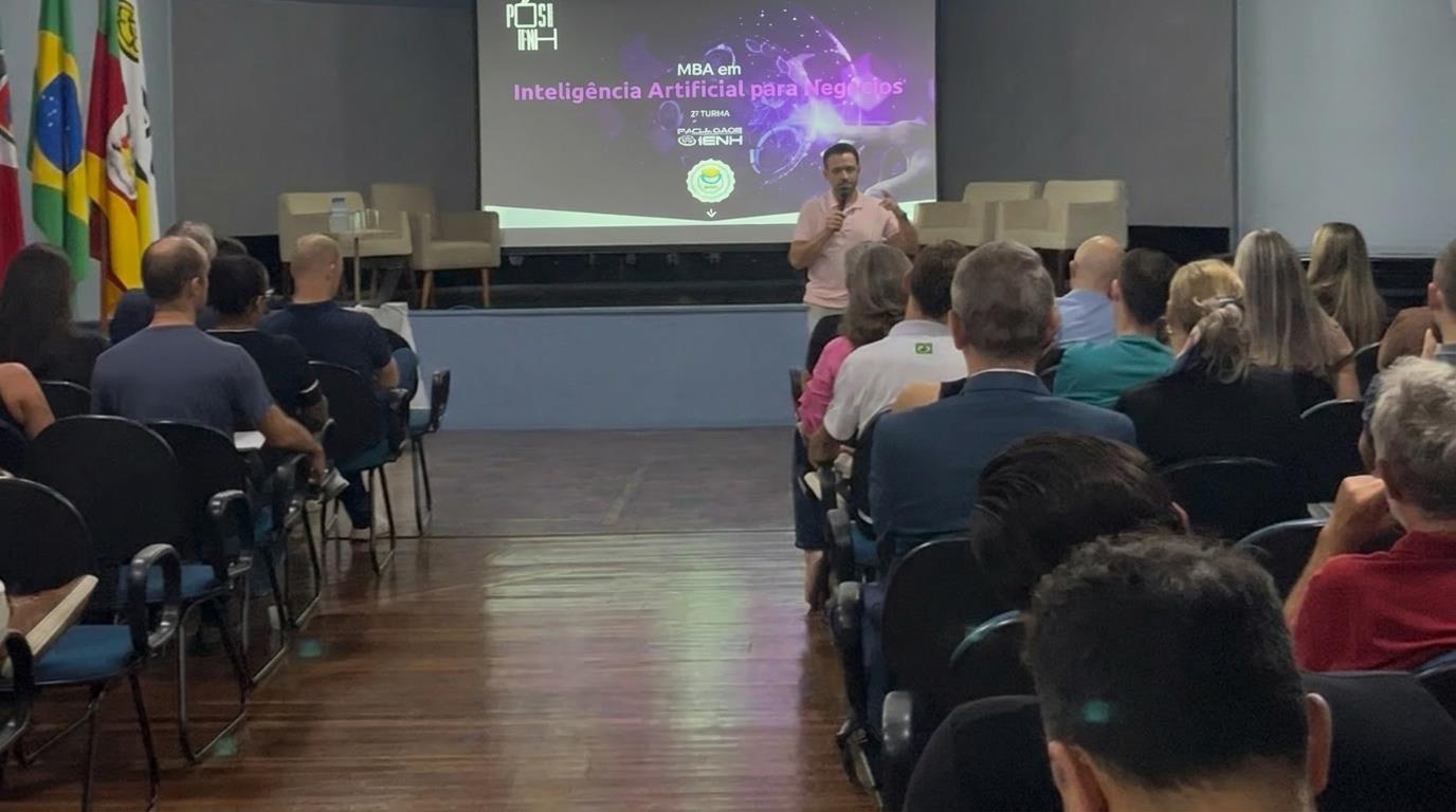 Faculdade IENH promove Aula Aberta sobre o Impacto da Inteligência Artificial nos Negócios