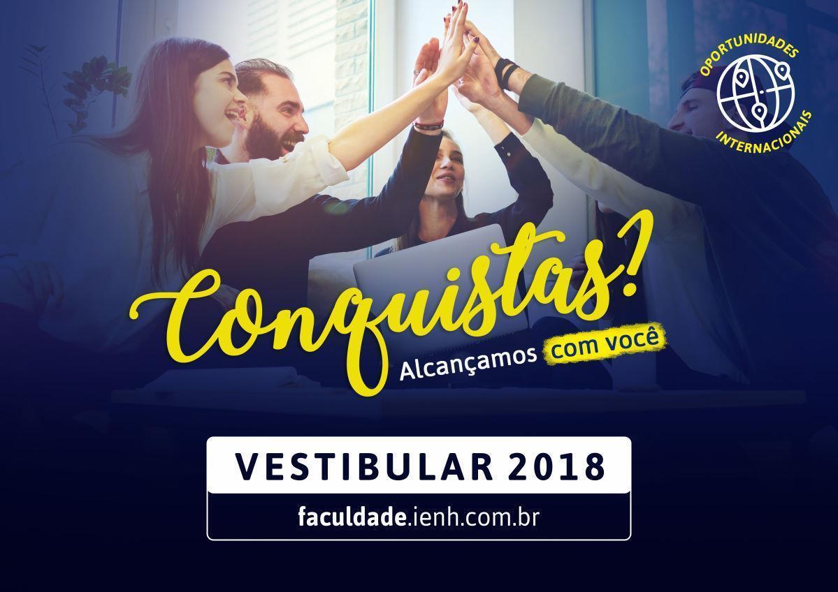 Faculdade IENH promove Vestibular com opção de inscrição solidária