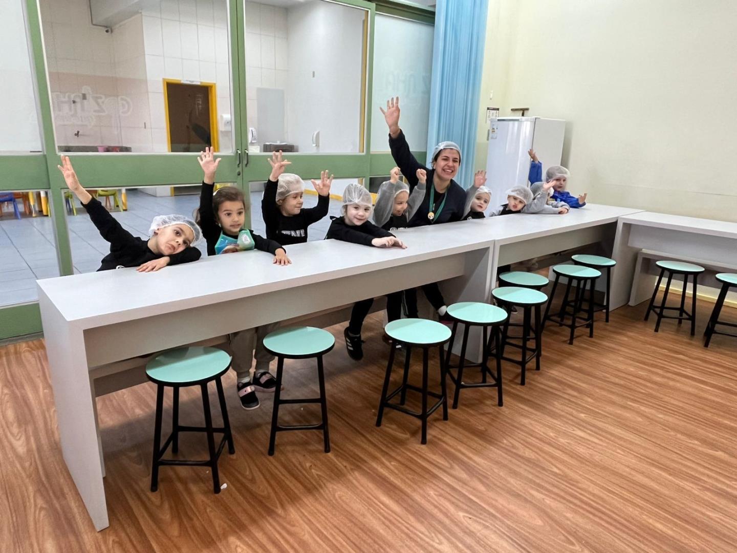 Kindergarten 3 da Unidade Pindorama participa de Cooking Class especial de fim de semestre