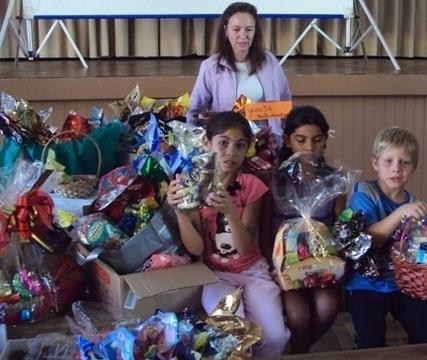 Alunos promovem campanha de Páscoa