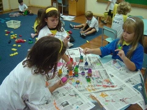 Alunos da Unidade Pindorama se preparam para a Páscoa