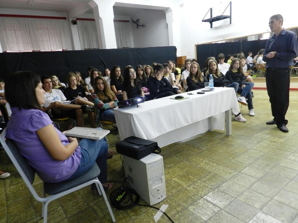 Palestra sobre pesquisa científica