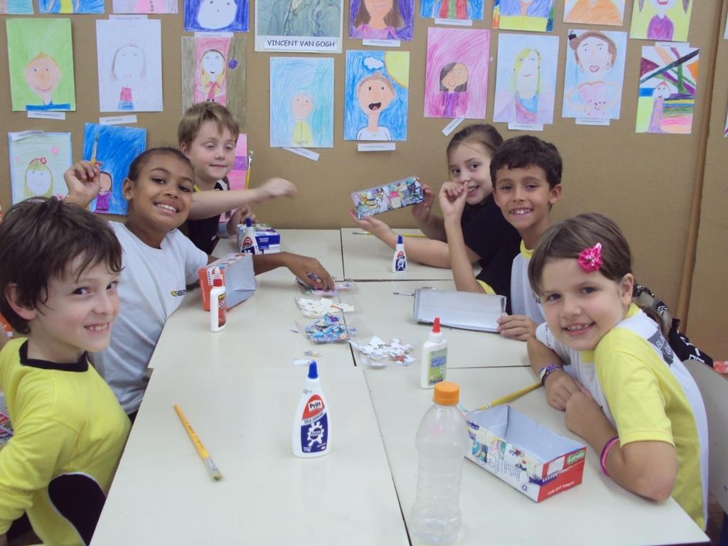 Com a proximidade da Páscoa alunos preparam ninhos com material reciclado