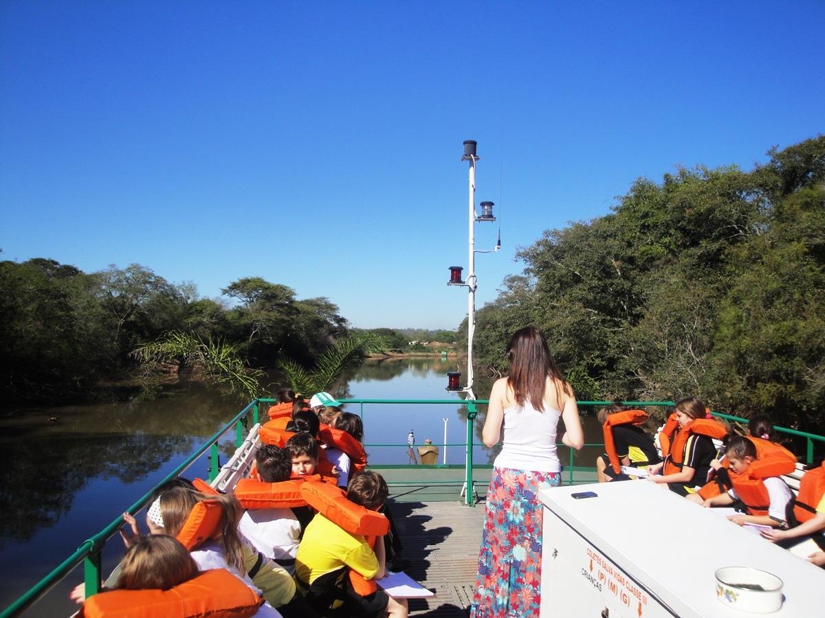 Passeio de estudos no Barco Martim Pescador