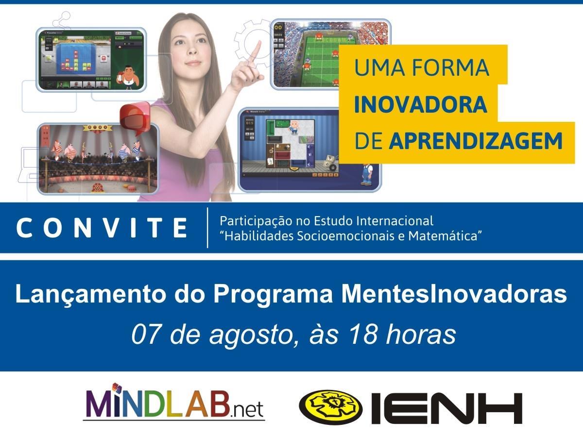 IENH lança Programa MentesInovadoras
