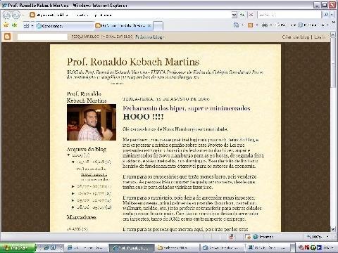 Professor da IENH cria blog com conteúdos de Física