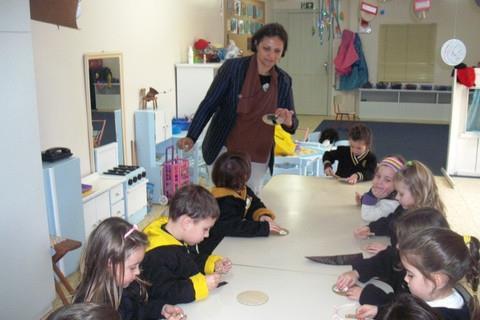 Visitas de artistas na turma de Kindergarten