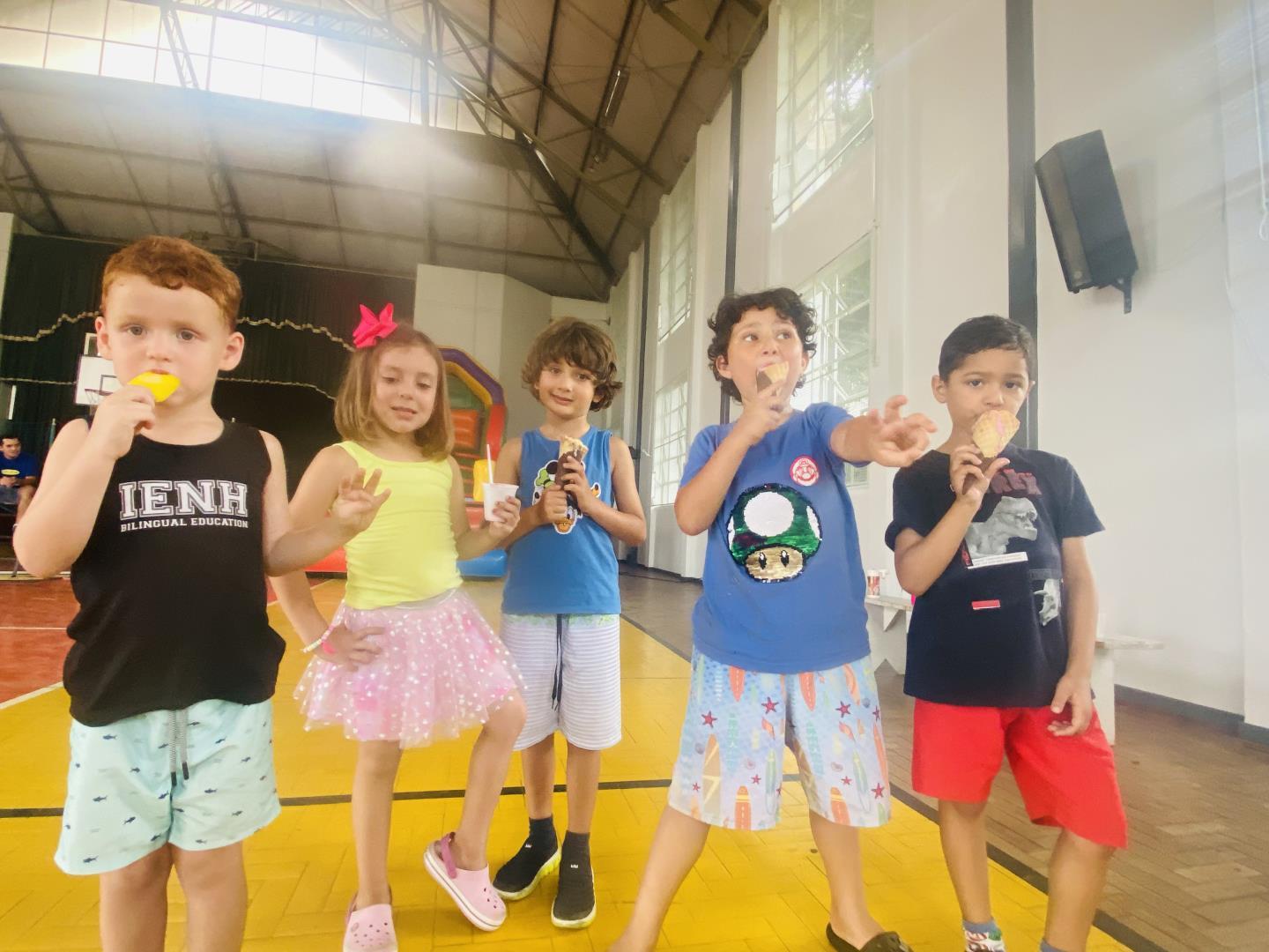 Programação do Projeto de Férias segue divertindo alunos da IENH durante as tardes