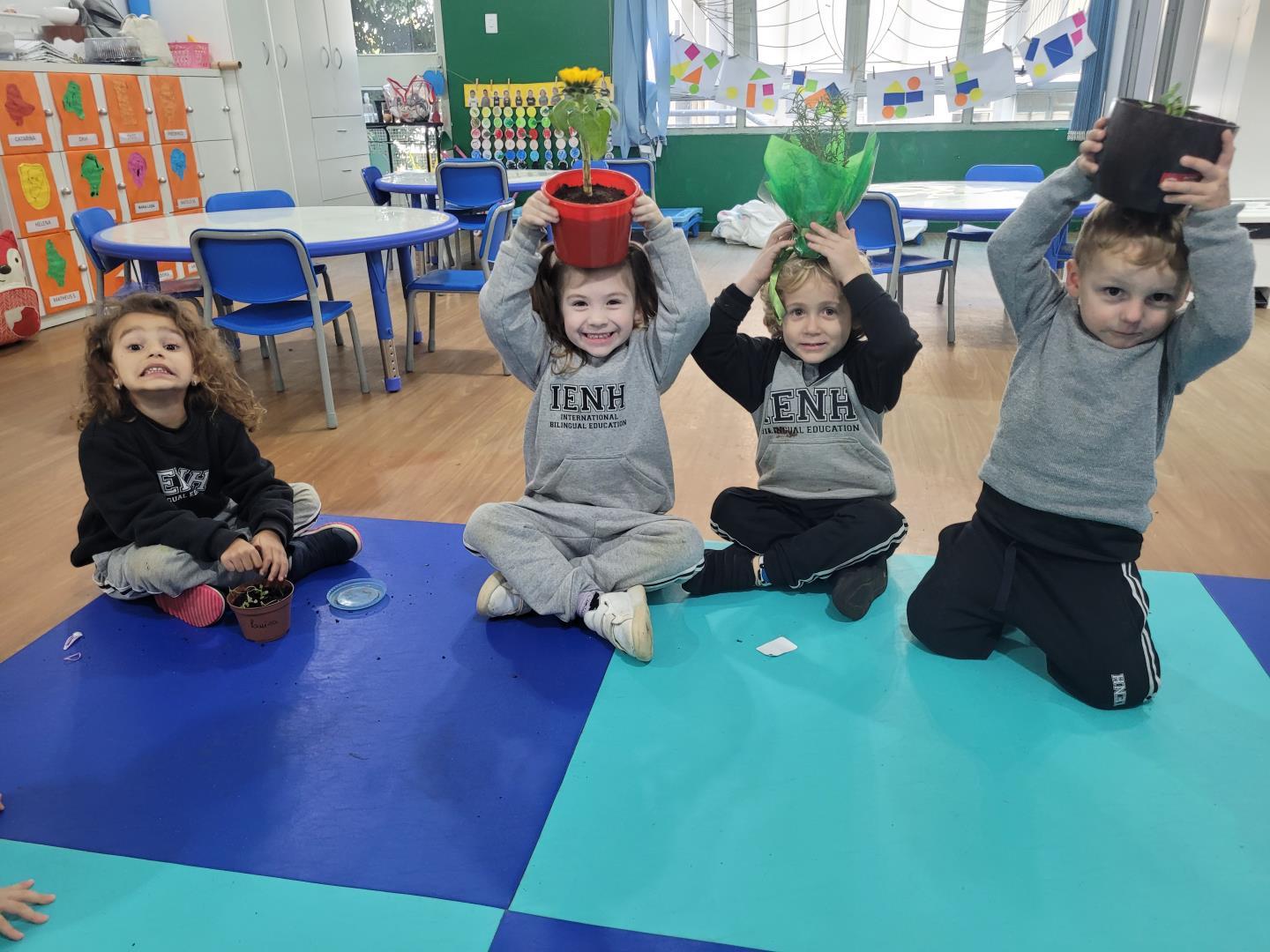 Sementinhas mágicas despertam cuidado e curiosidade no Kindergarten 3B da Unidade Pindorama