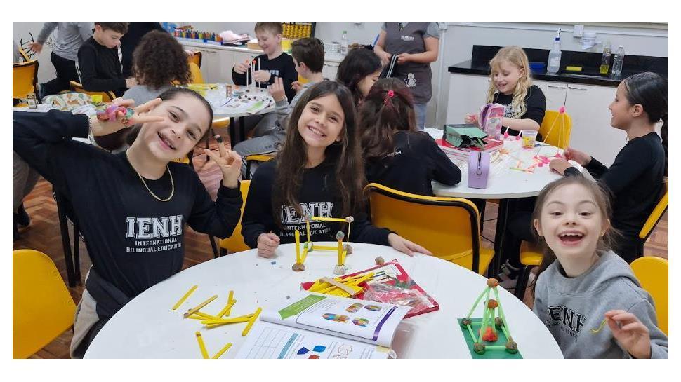 Turmas do Year 3 exploram formas geométricas na Unidade Pindorama