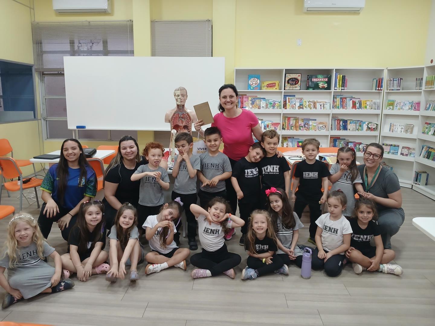 Vivência na Unidade Pindorama promove descobertas sobre o corpo humano