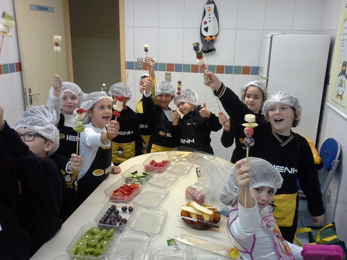 Piquenique e vocabulário de frutas e vegetais nas aulas de Inglês